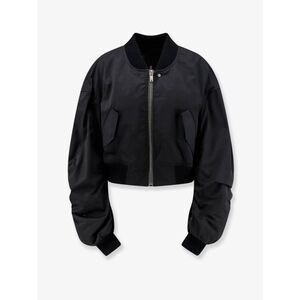 Rick Owens Women Secchia Nylon And Cotton Blend Crop Jacket